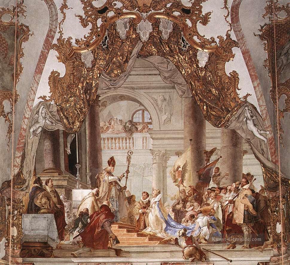 Würzburg Die Hochzeit des Kaisers Friedrich Barbarossa mit Beatrice von Burgund Giovanni Battista Tiepolo Ölgemälde